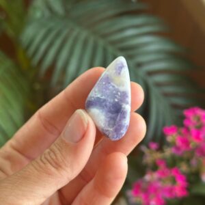 Purple Opal Tumbled Palm Stone, Morado Opal