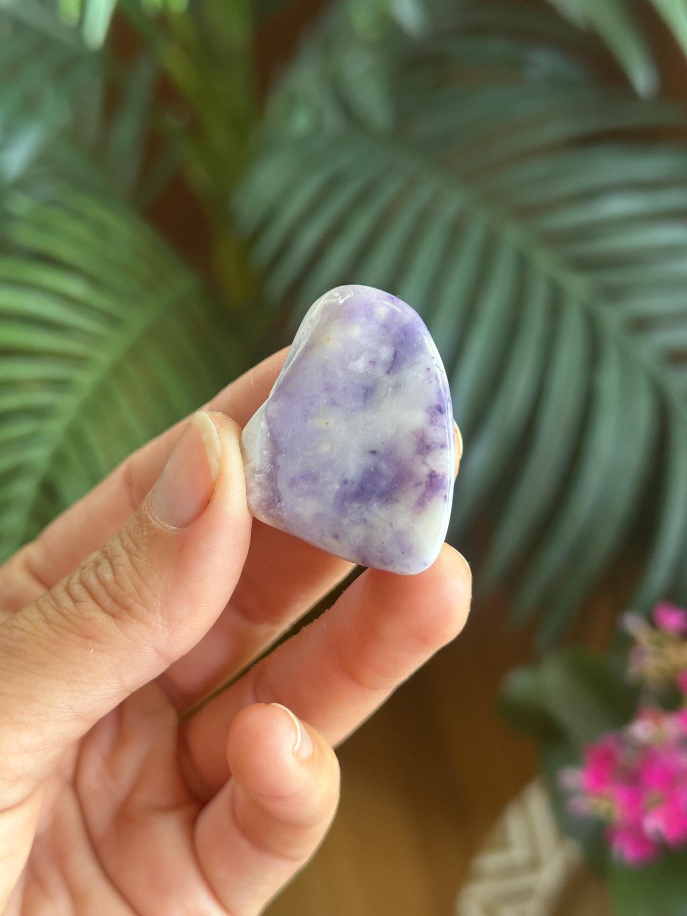 Purple Opal Tumbled Palm Stone, Morado Opal Purple Opal Tumbled Palm Stone, Morado Opal