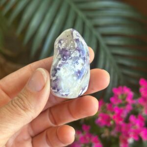 Purple Opal Tumbled Palm Stone, Morado Opal