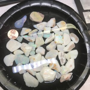 Raw Opal Pieces XL, Australian Opal, Opal Rough Gemstones, October Birthstone, Natural Opal Crystals, Genuine Opal Tumbled, Wire Wrapping 4
