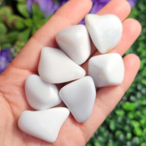 Tanzanian White Opal - Tumbled Opal - Natural White Opal - White Opal Crystal - Opal Stone - Opal Tumble