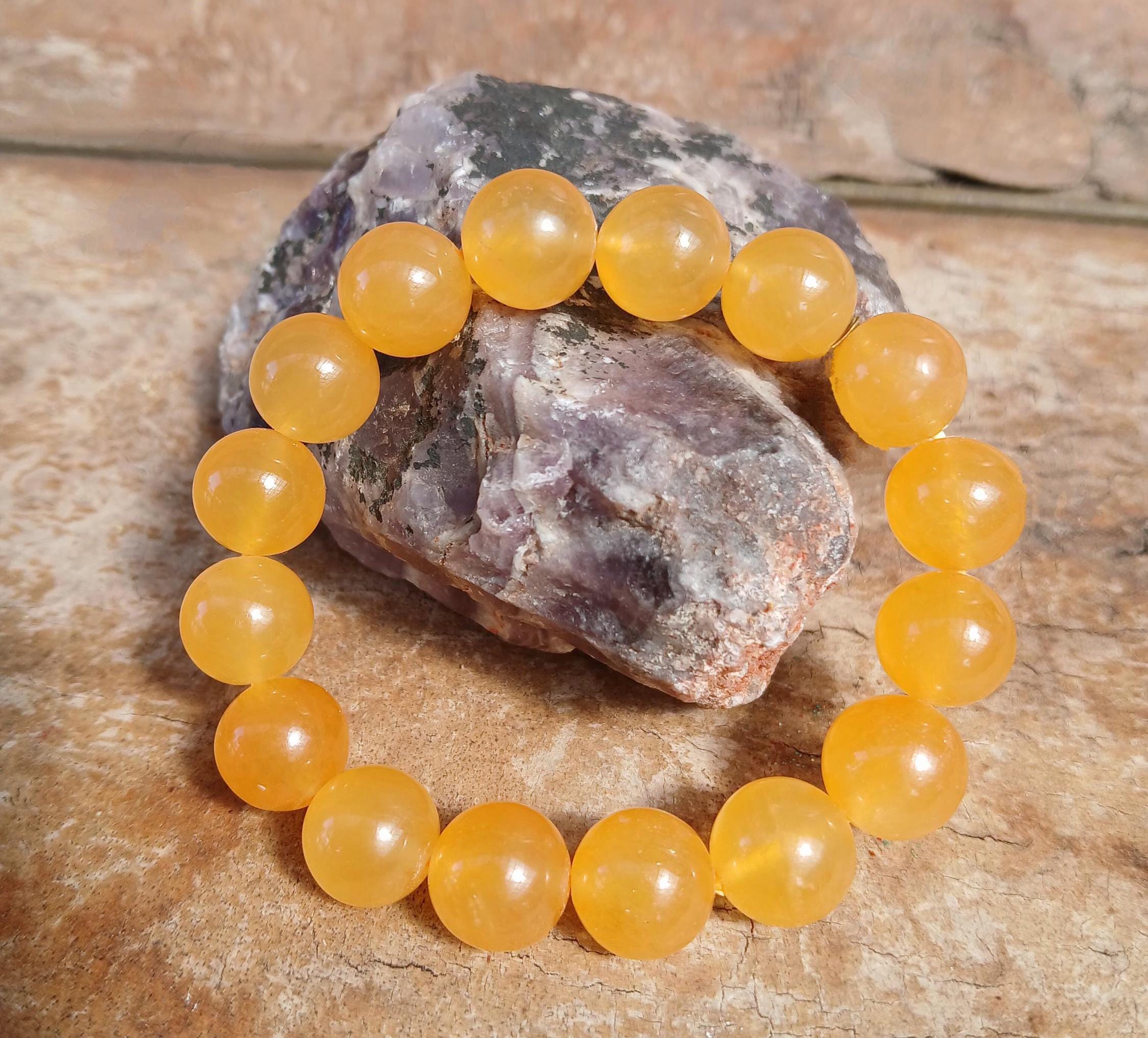 Orange Calcite Bracelet