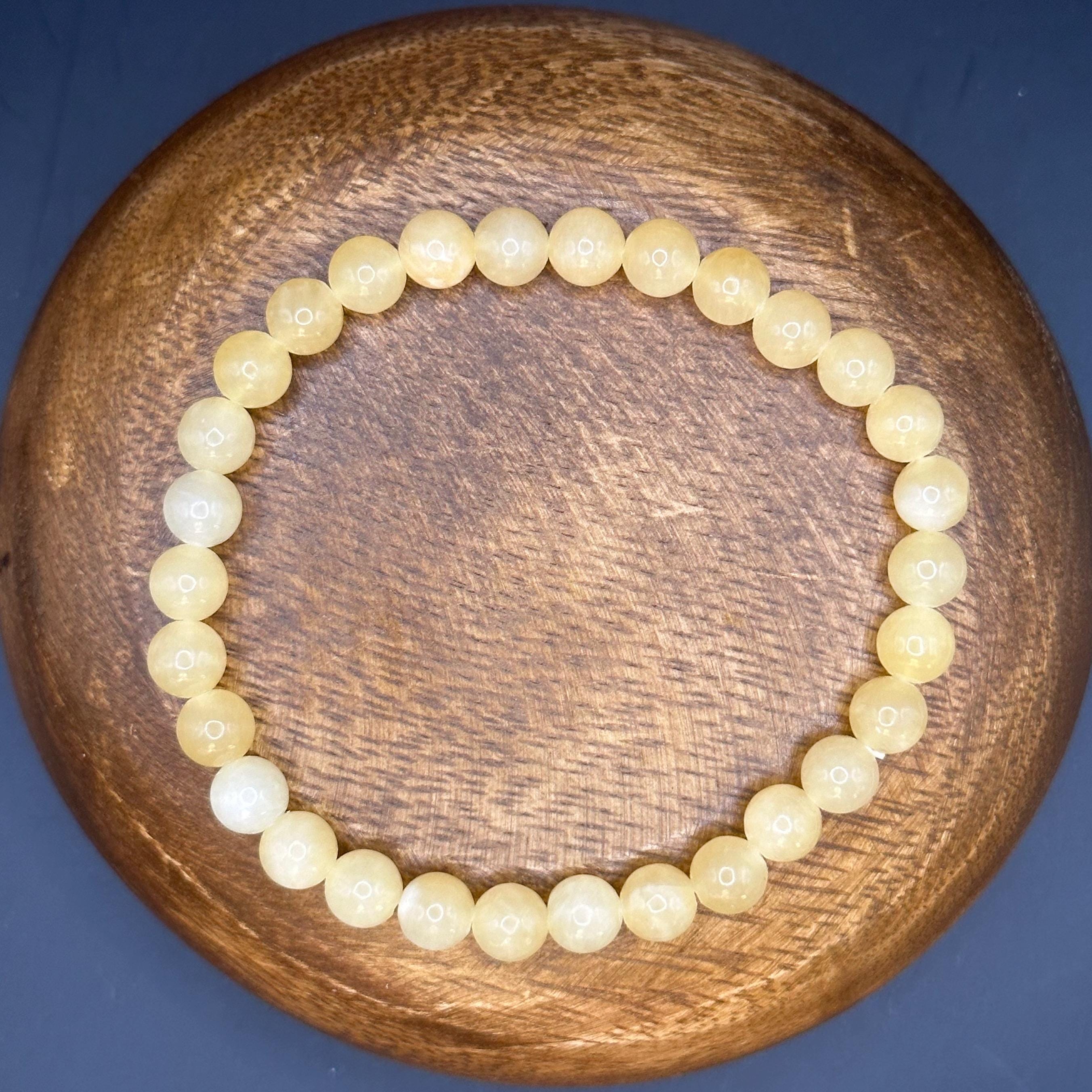 Orange Calcite 6mm Bracelet
