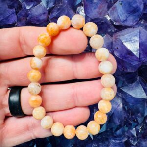 Orange Calcite - Bracelet - 8mm