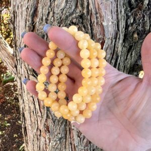 Orange Calcite, Orange Calcite Bracelet, Crystal Bracelet, Calcite Bracelet, Sacral Chakra, Root Chakra, Natural Healing, Wicca, Bracelets