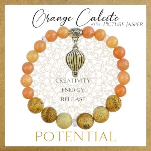 Orange Calcite Inspirit Energy Bracelet - POTENTIAL
