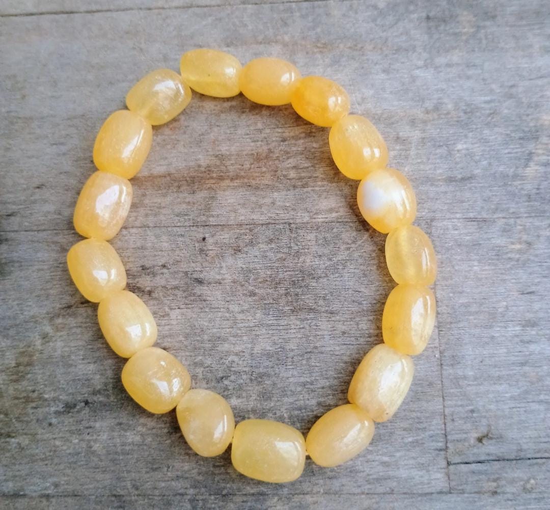 Orange Calcite Bracelet