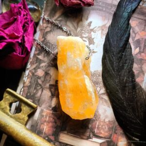 Orange Calcite Necklace