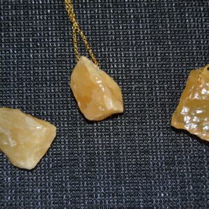Orange Calcite Necklace // Raw Mexican Calcite // Root Chakra // Healing, Cleansing Gemstones // Gift For Her // Boho Jewelry // Gold Fill
