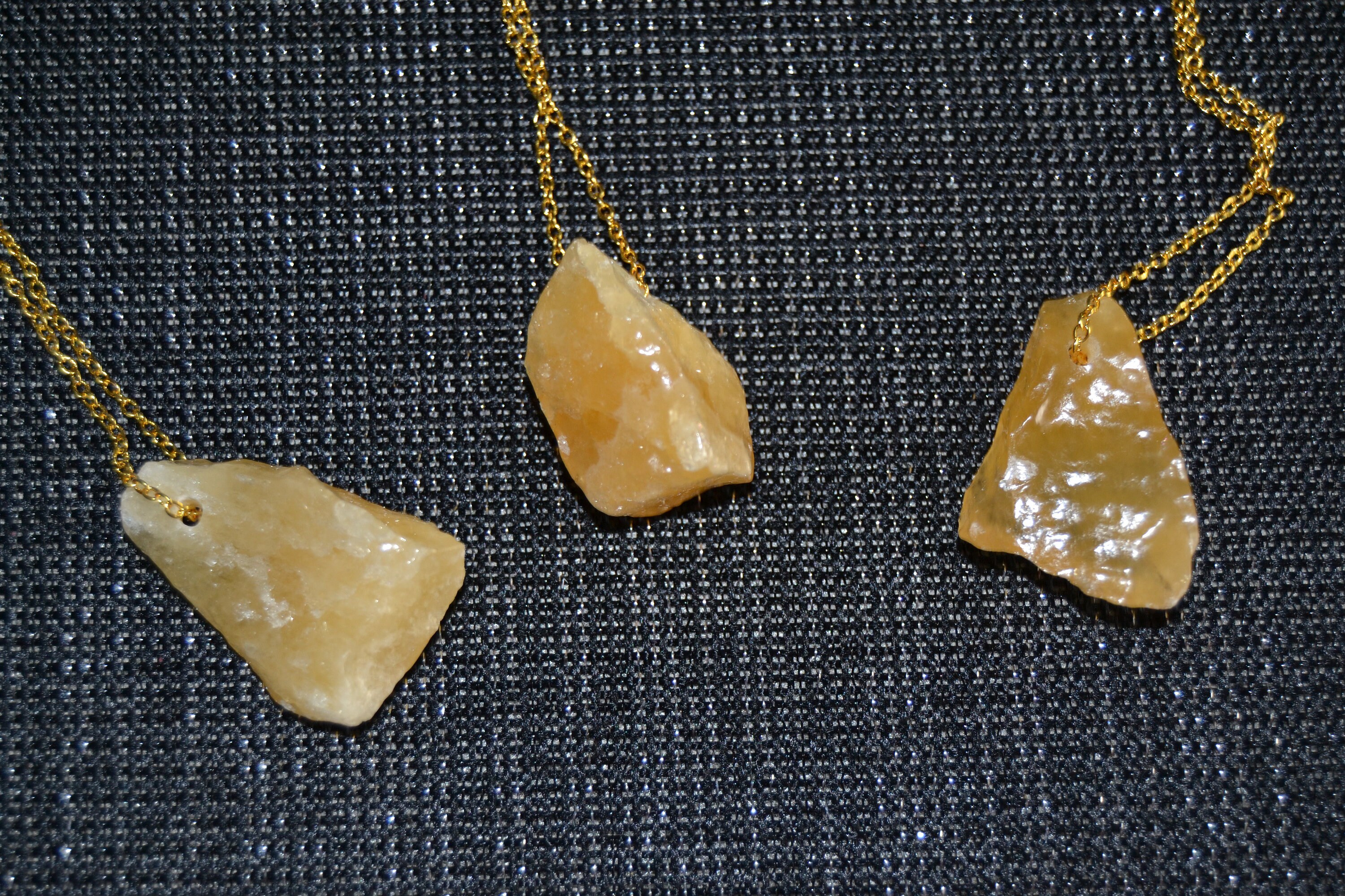 Orange Calcite Necklace // Raw Mexican Calcite // Root Chakra // Healing, Cleansing Gemstones // Gift For Her // Boho Jewelry // Gold Fill