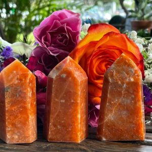 Orange Calcite, Orange Calcite Tower, Qty. 1