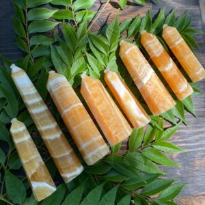 Orange Calcite, Orange Calcite Tower, Qty. 1