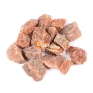 1/2LB Raw Orange Calcite Stone Specimen Collection Pocket Worry Healing Crystal Reiki