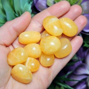 Orange Calcite Crystal - Orange Calcite - Polished Calcite - Natural Orange Calcite - Calcite Crystal - Yellow Calcite - Calcite Specimen