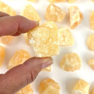 Orange Calcite Natural Stone - Rough Crystal