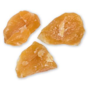 Orange Calcite Rough Chunks #r177