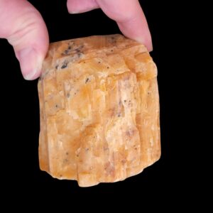 Orange Calcite Rough for Lapidary Slabs, Cabochon Cutting, Polishing, Rock Tumbling, and Rockhound Gift