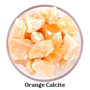 Orange Calcite Raw Stone, Natural Honey Crystal, Vitality And Altar Ritual Healing