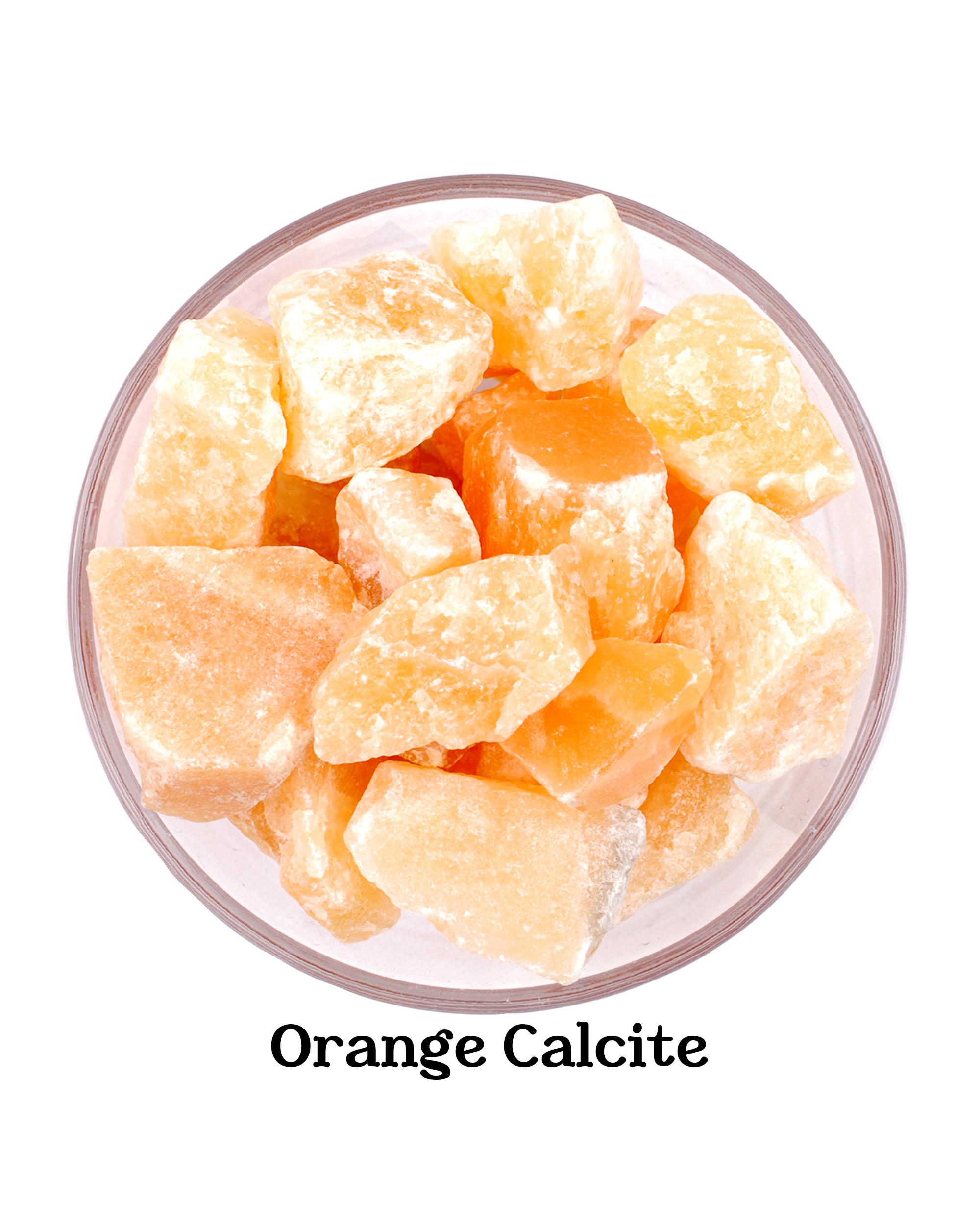 Orange Calcite Raw Stone, Natural Honey Crystal, Vitality And Altar Ritual Healing