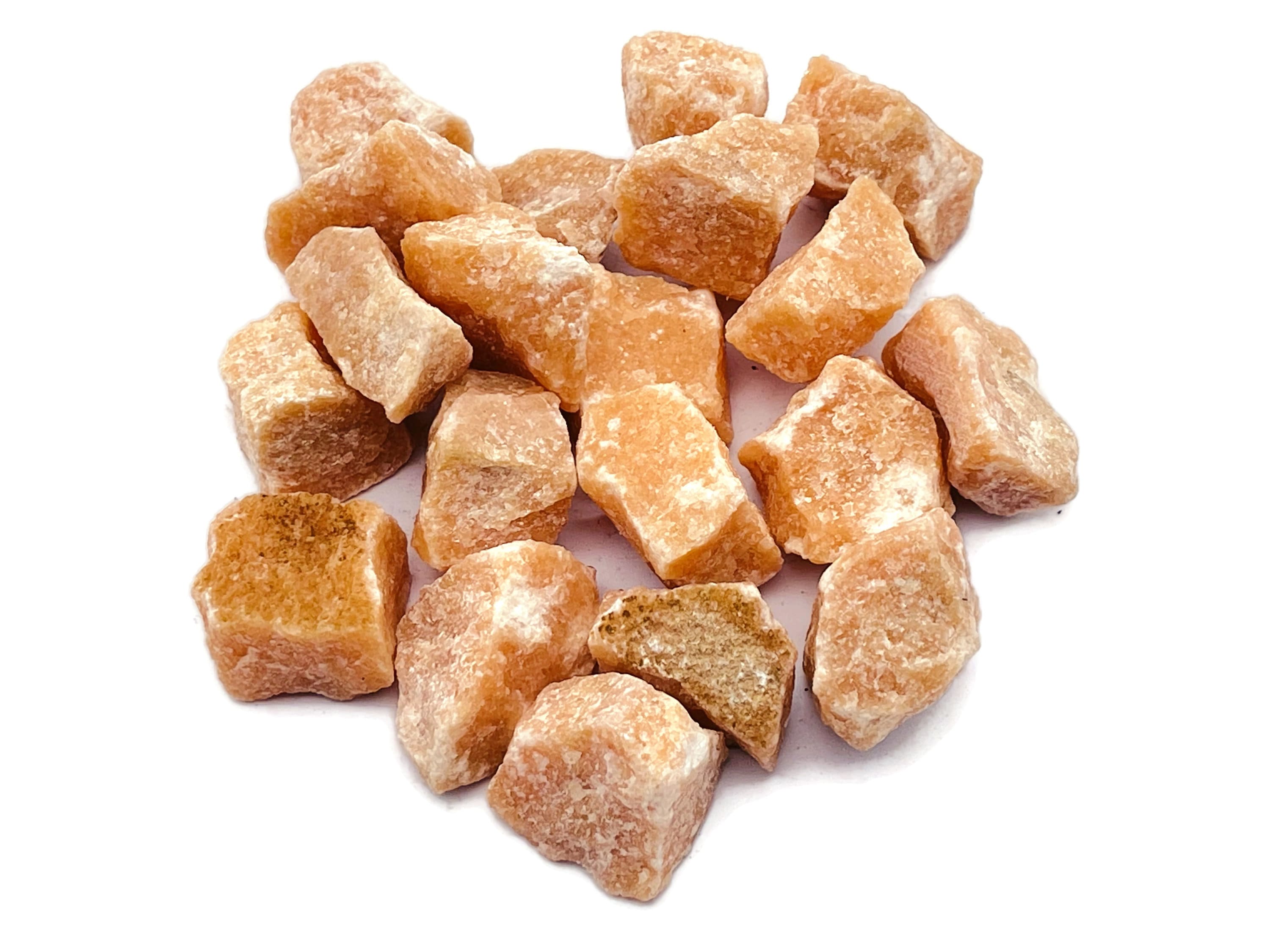 Orange Calcite Stone Raw – Rough Orange Calcite Stone - Natural Stone - Chunk Gemstone - Healing Crystal - Ra1213