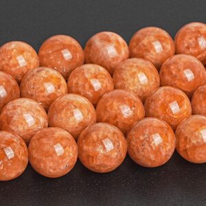 Orange Calcite Beads Genuine Natural Grade Aa Gemstone Round Loose Beads 6mm 8mm 10mm Bulk Lot Options