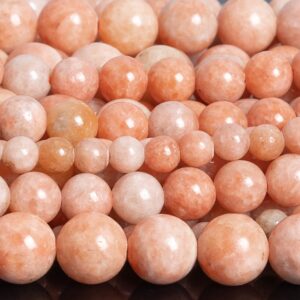 Natural Orange Calcite Gemstone Grade Aa Round 4mm 6mm 8mm 10mm 12mm Loose Beads