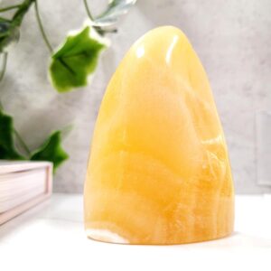 Orange Calcite Crystal Freeform • Motivation & Emotional Balance • Ethically Sourced