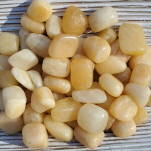 SMALL Orange Calcite - Yellow Calcite - Tumbled Stones - Tumbled Calcite - Calcite - Creativity Enhancer - Energy Stone - Cleansing Stone