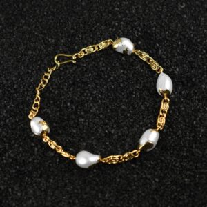 Beautiful White Pearl Gemstone Bracelet Freshwater Pearl Bracelet Beaded Bracelet Dainty Bracelet Chain Bracelet Gifts For Her