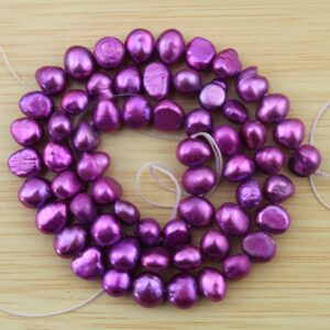 6-7mm Full Strand Purple Pearl Beads,Baroque Nugget Pearl Beads,Freshwater Pearl Beads,Loose Pearls,DIY Jewelry pearls-60Pcs-15 inches--FS84 6-7mm Full Strand Purple Pearl Beads,Baroque Nugget Pearl Beads,Freshwater Pearl Beads,Loose Pearls,DIY Jewelry pearls-60Pcs-15 inches--FS84
