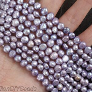 6-7mm Good Quality Nugget Pearl Beads, Lavender Freshwater Pearl Beads, Loose Pearl Beads, Wholesale Pearls For Jewelry--15inches--lm002-14 6-7mm Good Quality Nugget Pearl Beads, Lavender Freshwater Pearl Beads, Loose Pearl Beads, Wholesale Pearls For Jewelry--15inches--lm002-14