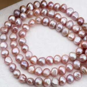 9-10mm Nugget Pearl Beads, Freshwater Pearls, Baroque Nugget Pearls, Loose Pearls, Pearl Jewelry, Bride Gift, Beading Supplies-42pcs-LM005 9-10mm Nugget Pearl Beads, Freshwater Pearls, Baroque Nugget Pearls, Loose Pearls, Pearl Jewelry, Bride Gift, Beading Supplies-42pcs-LM005
