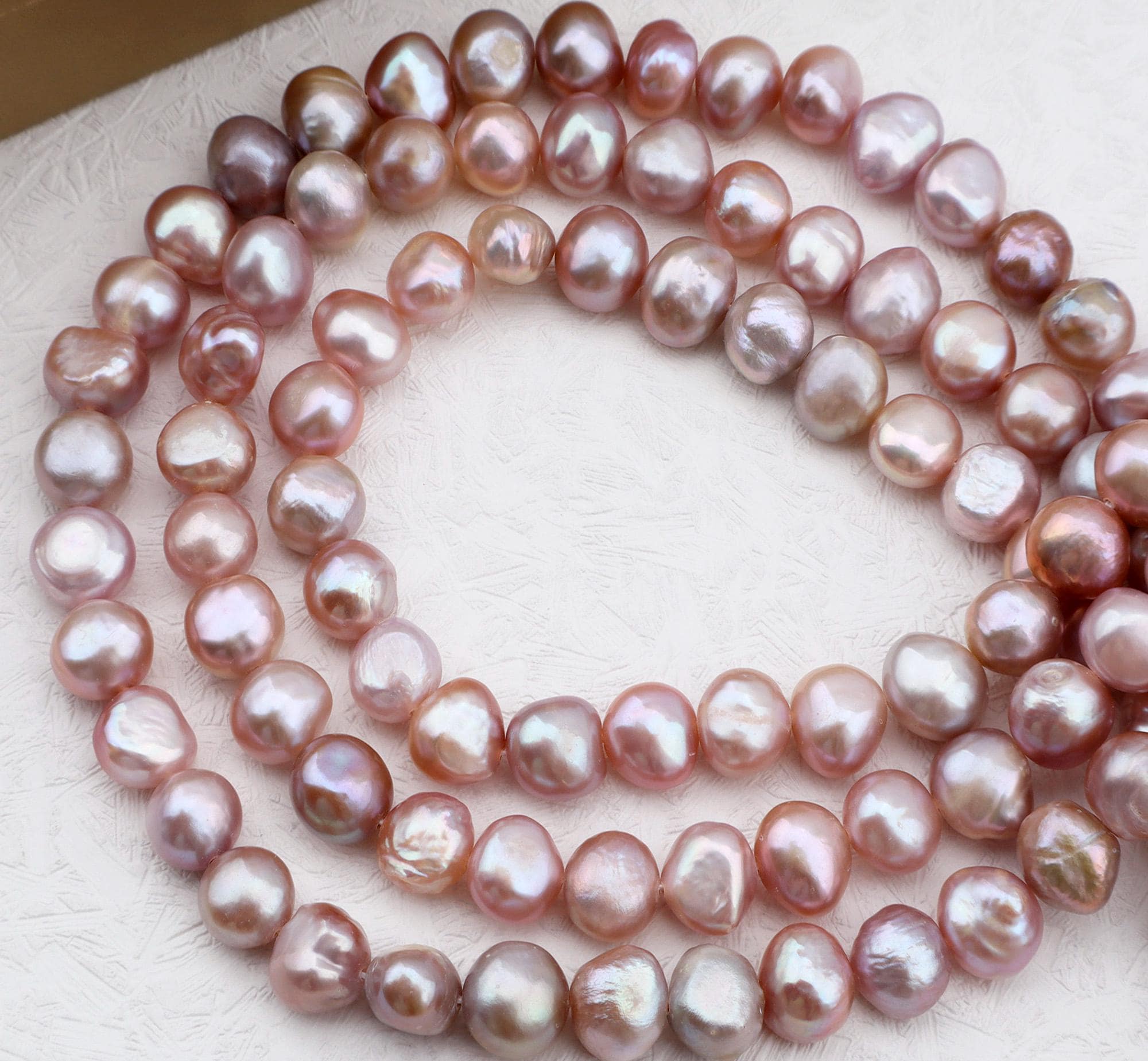 9-10mm Nugget Pearl Beads, Freshwater Pearls, Baroque Nugget Pearls, Loose Pearls, Pearl Jewelry, Bride Gift, Beading Supplies-42pcs-lm005