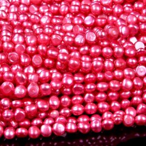 Freshwater Pink Pearl Gemstone Potato Nugget 5-7MM Loose Beads BULK LOT 1,2,6,12 and 50 (S28) Freshwater Pink Pearl Gemstone Potato Nugget 5-7MM Loose Beads BULK LOT 1,2,6,12 and 50 (S28)