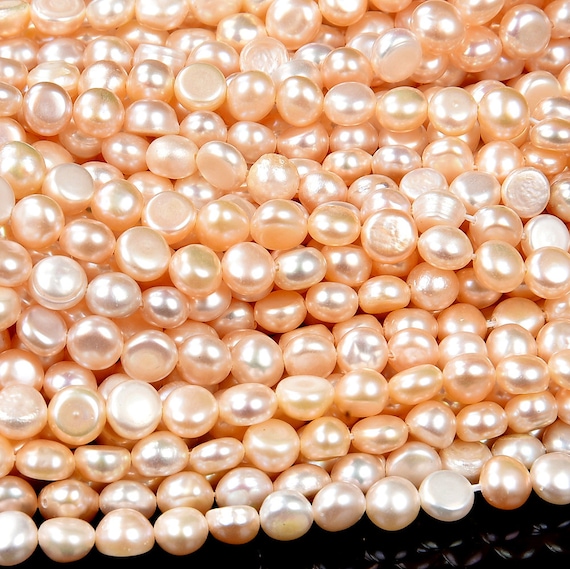 Natural Baroque Freshwater Ivory White Cream Pearl Gemstone Potato Nugget 6-7mm Loose Beads Bulk Lot 1,2,6,12 And 50 (s29)