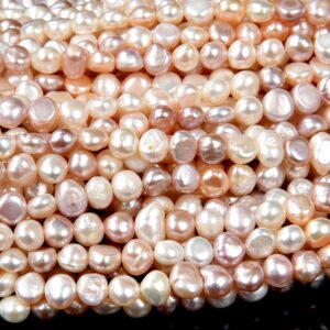 Natural Baroque Freshwater Ivory White Cream Pearl Gemstone Potato Nugget 5-7mm Loose Beads (s29) Natural Baroque Freshwater Ivory White Cream Pearl Gemstone Potato Nugget 5-7mm Loose Beads (s29)
