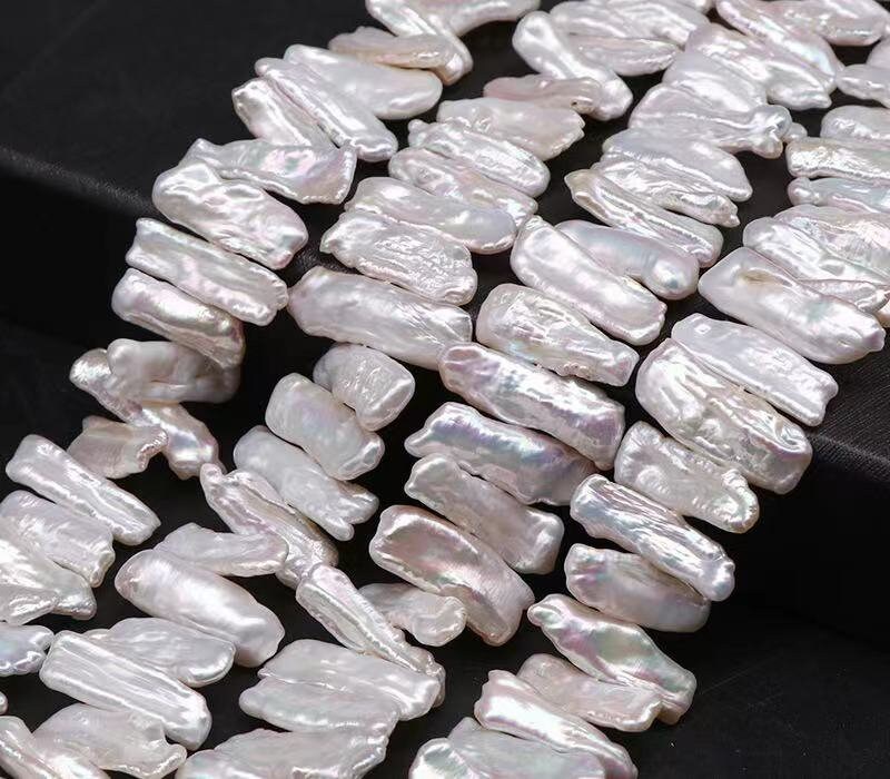 Natural Freshwater Pearls Nugget Beads,natural Pearl Diy Beads Supply,one Strand 15"