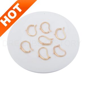 2-100 Pcs Pearl Clip Earrings Making Supply / Clip On Earrings / Non Pierced Earrings / No Piercing Glue On Pearl Earring Finding With Peg