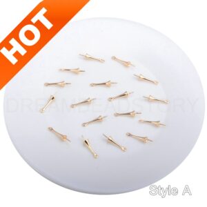 4-200 Pcs Hook Earring Wire With Peg For Half Drilled Beads/ 14k Gold Plated Pearl Fishhook Earwire Earring Mounting Setting,