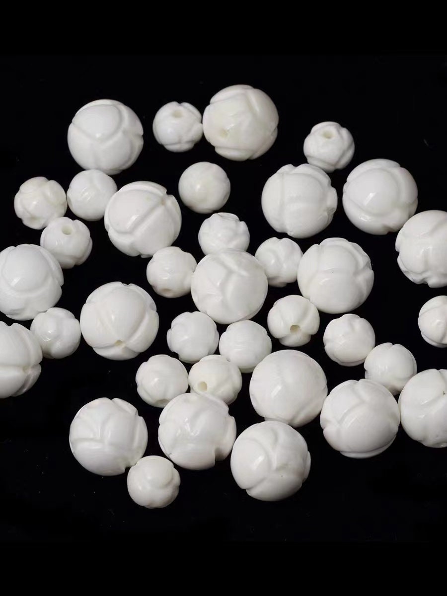 Natural Faceted White Shell Pearls Round Beads,6mm/8mm/10mm/12mm White Shells Pearls Faceted Beads Supply,15 Inches One Strand