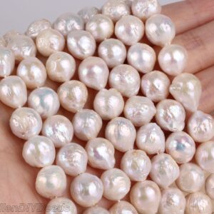 10-12mm Natural White Freshwater Pearl Beads,High luster White Edison Pearl Beads,Wedding Pearl Jewelry,Pearl For Necklace Design-ADS006