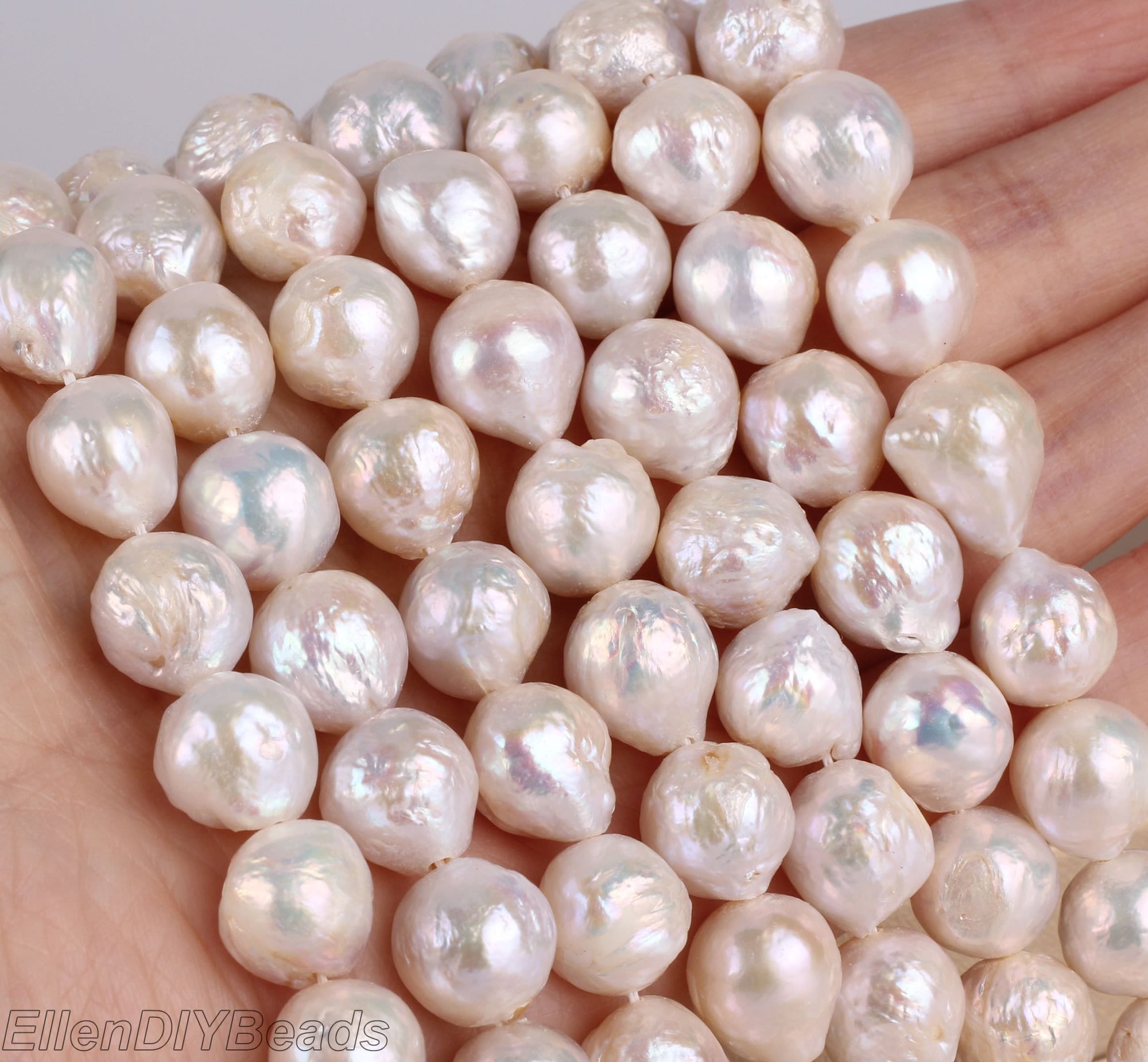 10-12mm Natural White Freshwater Pearl Beads,high Luster White Edison Pearl Beads,wedding Pearl Jewelry,pearl For Necklace Design-ads006