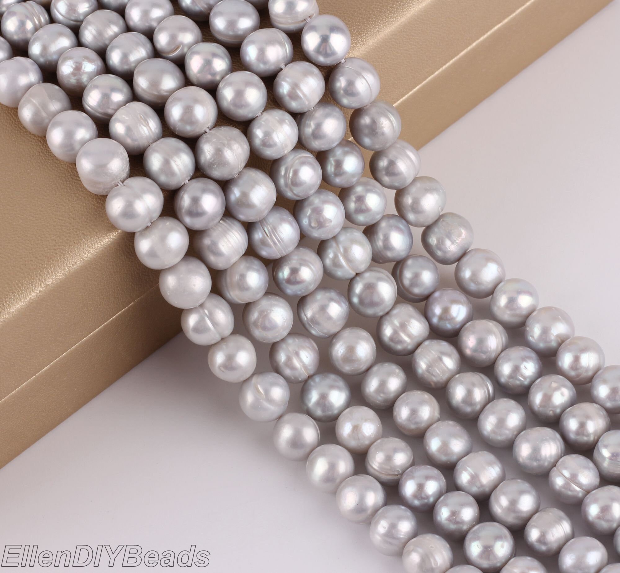 A+ 8-9mm Elegant Gray Baroque Pearl Beads, Potato Pearl Necklace,genuine Round Freshwater Pearl Beads,bulk Pearl,full Strand-45pcs-15inches A+ 8-9mm Elegant Gray Baroque Pearl Beads, Potato Pearl Necklace,genuine Round Freshwater Pearl Beads,bulk Pearl,full Strand-45pcs-15inches