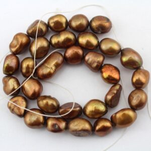 10-11mmHigh luster Baroque Pearl Beads,Brown Freshwater Natural Pearl Beads,Loose Pearl Beads,DIY Jewelry Beads-28 Pcs-15.5 inches-FS30 10-11mmHigh luster Baroque Pearl Beads,Brown Freshwater Natural Pearl Beads,Loose Pearl Beads,DIY Jewelry Beads-28 Pcs-15.5 inches-FS30