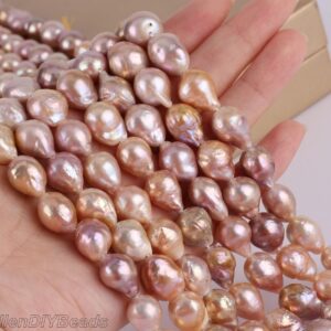 10-12mm Natural Mix Color Edison Pearl Beads,Good Luster Genuine Cultured Baroque Freshwater Pearls,Wholesale Pearls-16inches-35pcs-ADS009-1 10-12mm Natural Mix Color Edison Pearl Beads,Good Luster Genuine Cultured Baroque Freshwater Pearls,Wholesale Pearls-16inches-35pcs-ADS009-1