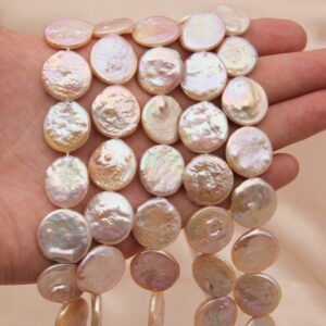 15~18mm Freshwater Pearls Beads, coin Pearls Beads, seed Pearl, natural Loose Pearl Beads, genuine Pearl Beads, gift Making Pearls, gemstone Pearl 15~18mm Freshwater Pearls Beads, coin Pearls Beads, seed Pearl, natural Loose Pearl Beads, genuine Pearl Beads, gift Making Pearls, gemstone Pearl