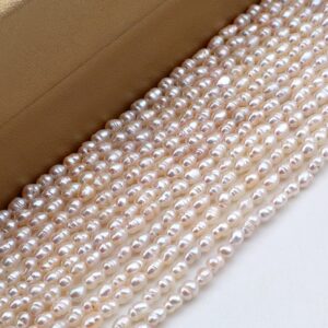 2.5-3mm Natural White Rice Pearl,full Strand,freshwater Pearl Rice Beads,loose Beading Supplies,for Jewelry Making, Xdz0013