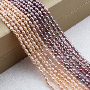 2.8-3.2mm Natural Purple/pink Rice Pearl,full Strand,freshwater Pearl Rice Beads,loose Beading Supplies,for Jewelry Making, Xdz002-31