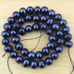 7-8 mm Freshwater Pearls Beads,Potato Shape Pearl beads,Peacock black pearl beads,Loose pearls,Pearl For jewelry making-15 inches-FS61 7-8 mm Freshwater Pearls Beads,Potato Shape Pearl beads,Peacock black pearl beads,Loose pearls,Pearl For jewelry making-15 inches-FS61