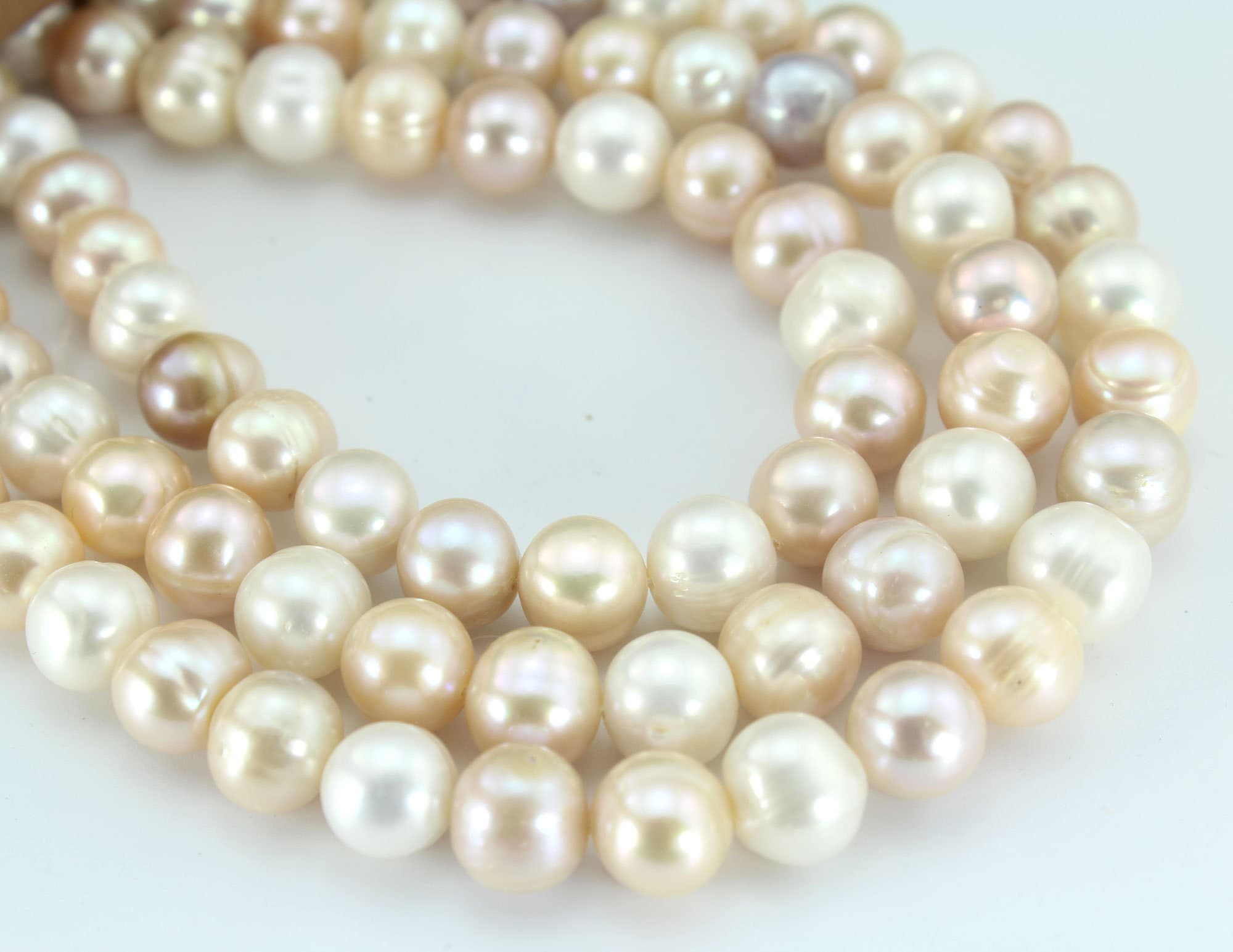 Aa+ 8-9mm Good Luster Natural Color Freshwater Pearl Strand,genuine Freshwater Pearl Beads,loose Nucleated Pearls,pearl For Jewelry Making